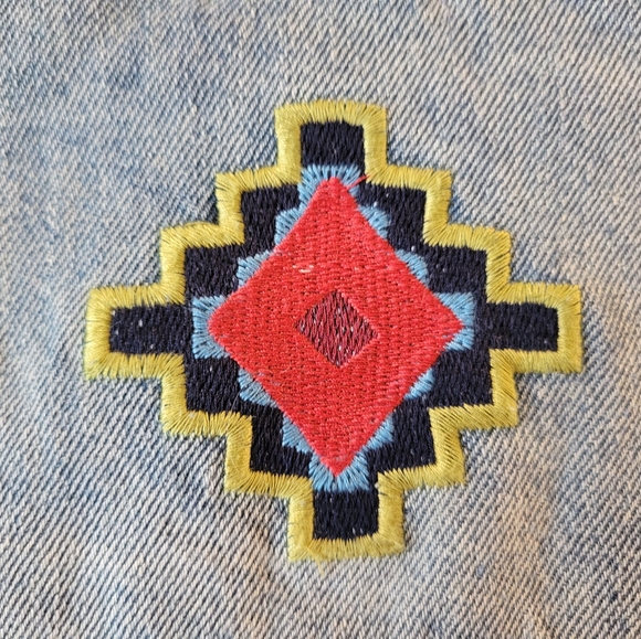 Embroidered Denim Jacket - Picture 6 of 16